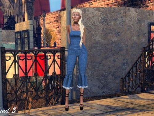 CAS Backgrounds Abandoned Town Outdoor at Annett’s Sims 4 Welt