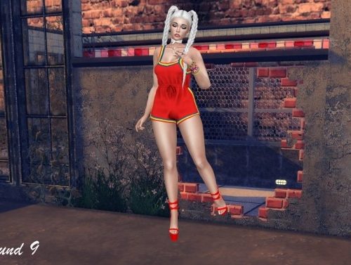 CAS Backgrounds Abandoned Town Outdoor at Annett’s Sims 4 Welt