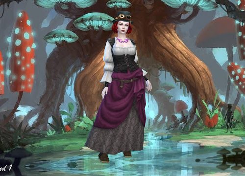CAS Backgrounds Mushrooms World at Annett’s Sims 4 Welt