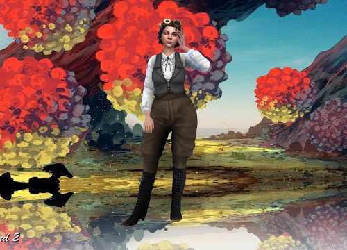 CAS Backgrounds Mushrooms World at Annett’s Sims 4 Welt