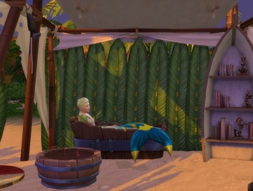 Cask & Barrel Antique Tub Reworked by Serinion at Mod The Sims