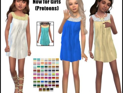 Cassandra dress by SamanthaGump at Sims 4 Nexus