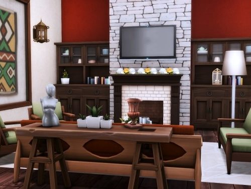 Castellana Cul de sac modest Mission home in the Valley at Simsational Designs