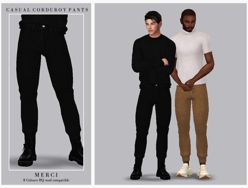 Casual Corduroy Pants