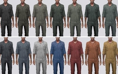 Casual Jumpsuit (P) at Darte77