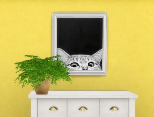 Cat posters by Oldbox at All 4 Sims