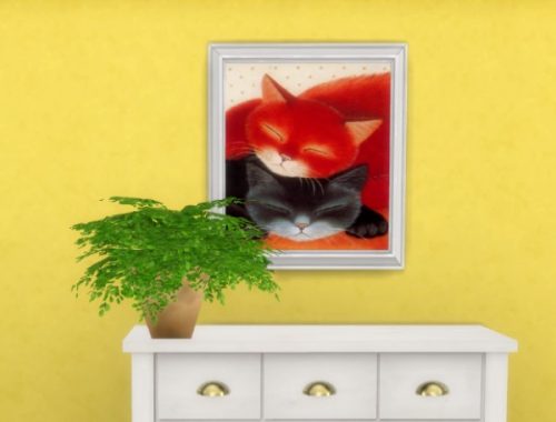 Cat posters by Oldbox at All 4 Sims