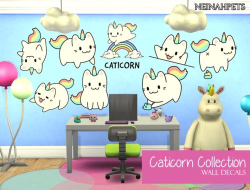 Caticorn Wall Decal Collection