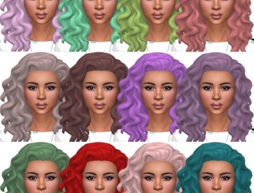 Cats & Dogs Female Hair Recolors at Annett’s Sims 4 Welt