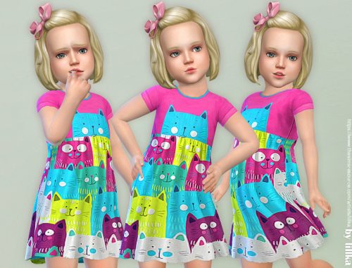 Cats Toddler Dress