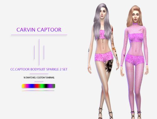 CC.Captoor Bodysuit sparkle 2 Set