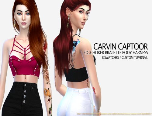 CC.Choker bralette Body harness
