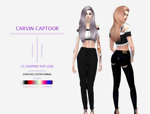 CC.Cropped top love