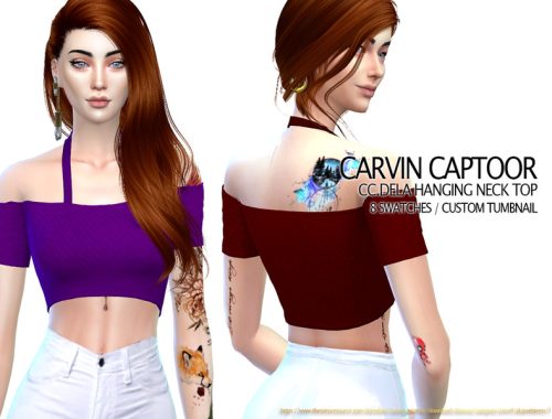 CC.Dela Hanging Neck Top