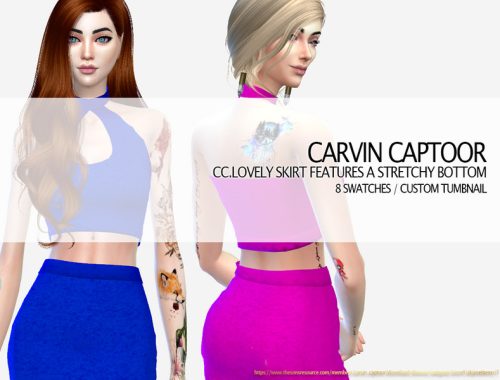 CC.lovely skirt features a stretchy bottom