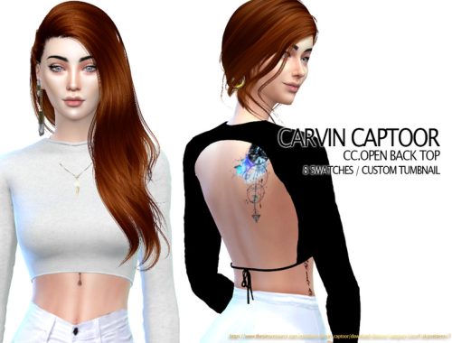 CC.Open Back Top
