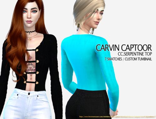 CC.Serpentine Top