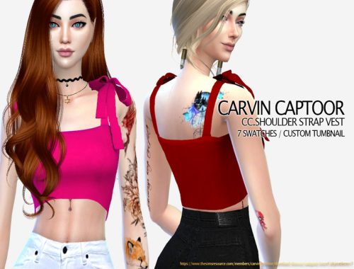 CC.Shoulder strap Vest