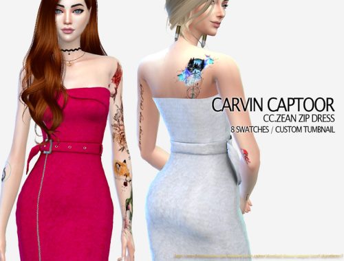 CC.Zean Zip Dress