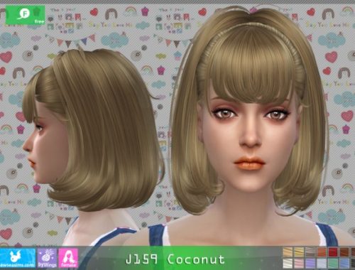 J159 Coconut hair