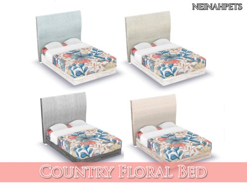 Country Floral - Bedroom Suite (Mesh Required)