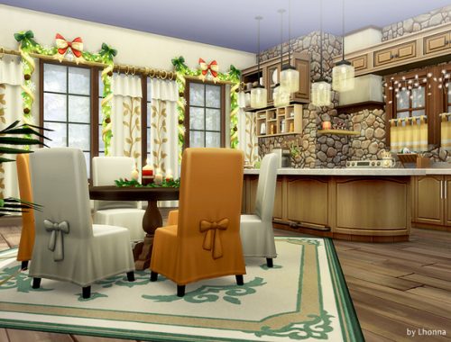Christmas Joy cottage by Lhonna