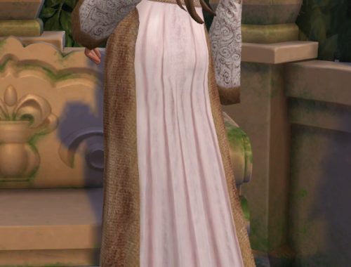Cersei Lannister Pink Swirl Dress by HIM666 at Mod The Sims
