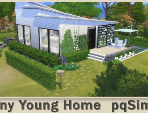 Tiny Young Home at pqSims4
