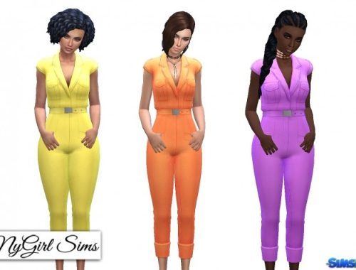Safari Capri Jumpsuit at NyGirl Sims