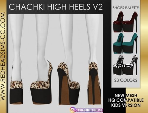 CHACHKI HIGH HEELS at REDHEADSIMS
