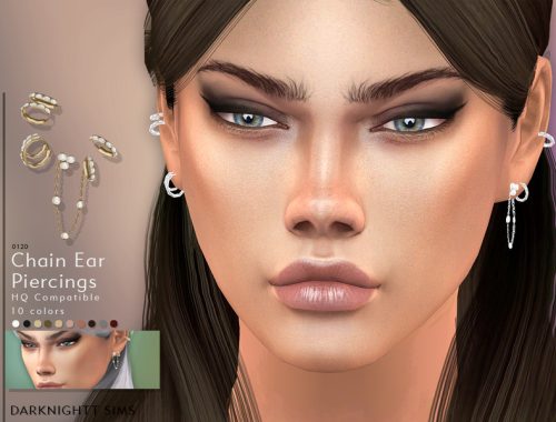 Chain Ear Piercings