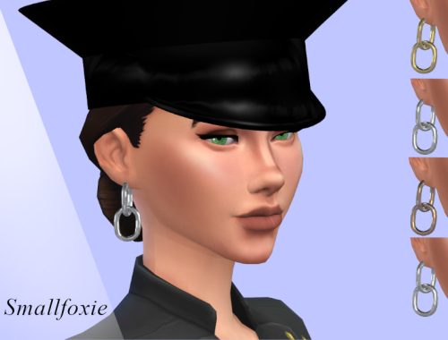 Chain link earrings