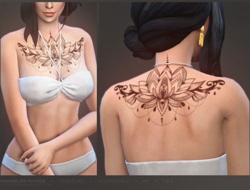 Chandelier tattoos