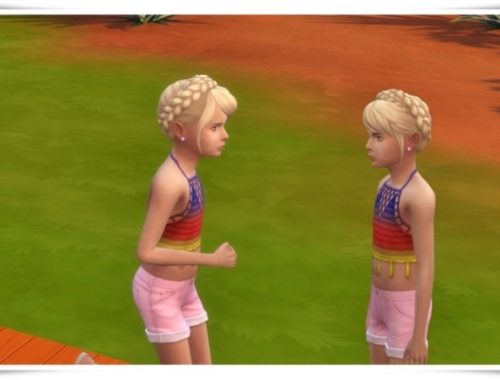 Charlotte Braids Girls version at Birksches Sims Blog