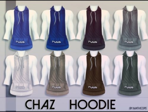 Chaz hoodie by Mathcope at Sims 4 Studio