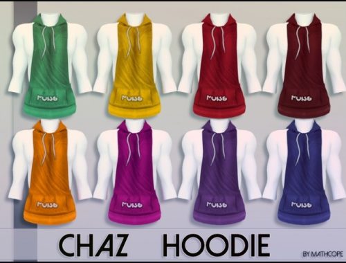 Chaz hoodie by Mathcope at Sims 4 Studio