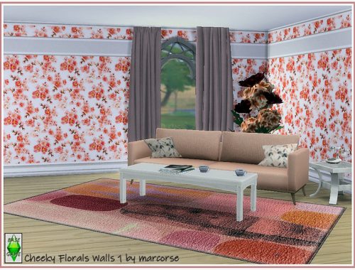 Cheeky Florals Walls by marcorse