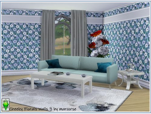 Cheeky Florals Walls by marcorse