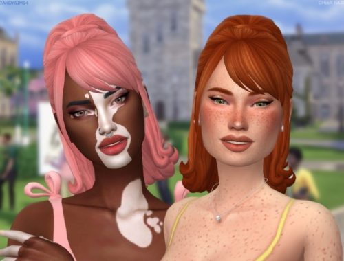 CHEER HAIR & Bow at Candy Sims 4