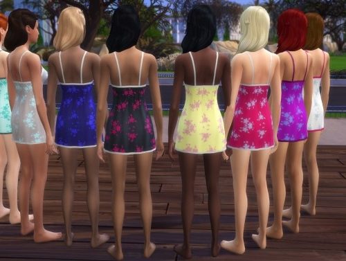 Chemise Collection EA PJ Recolors by LostNlonelyGrl86 at Mod The Sims