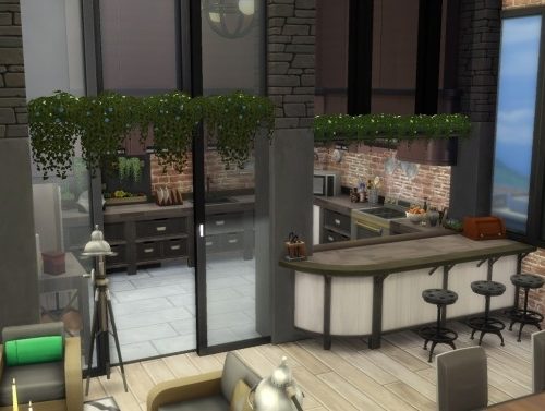 Cherry apartment by Falco at L’UniverSims