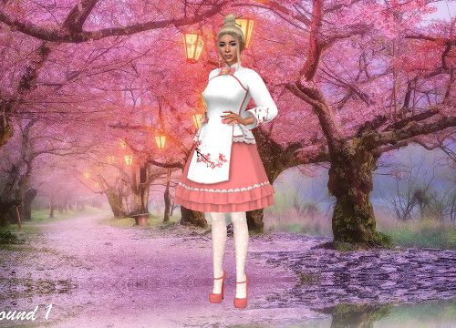 Cherry Blossom CAS Backgrounds at Annett’s Sims 4 Welt