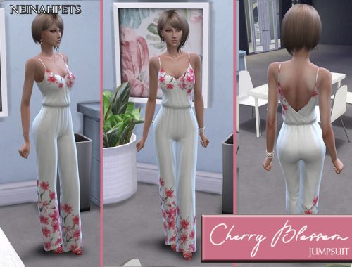 Cherry Blossom Jumpsuit