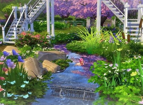 Cherry blossom park by Sirhc59 at L’UniverSims