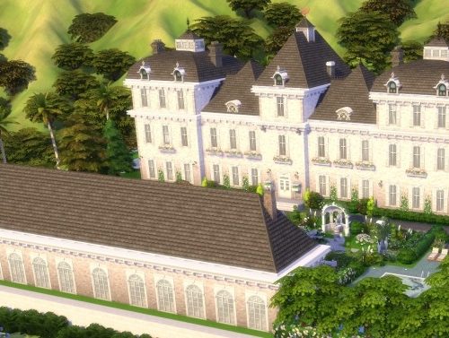 Cheverny castle No CC by BrigitteV at Mod The Sims