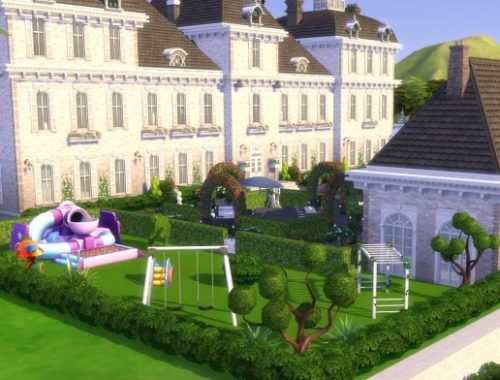 Cheverny castle No CC by BrigitteV at Mod The Sims