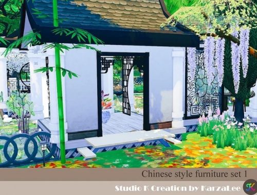 Chinese style furniture set 1 at Studio K-Creation