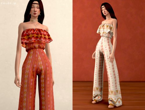 ChloeM-Boho style Jumpsuit