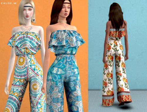 ChloeM-Boho style Jumpsuit