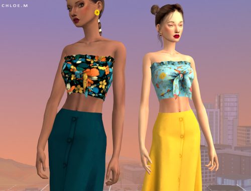 ChloeM-Croptop With Bowknot 2